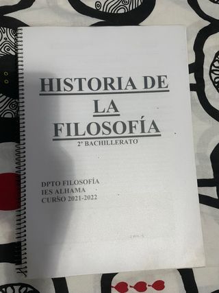 Apuntes Historia de la filosofía