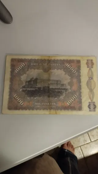 Billete 1000 Pesetas Banco de España 1907