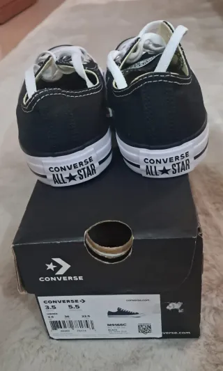 Converse All Star Negras Talla 36