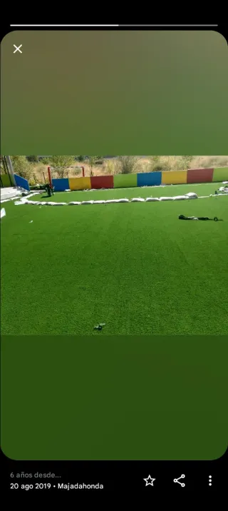 Montajes de cesped artificial de todo tipo 