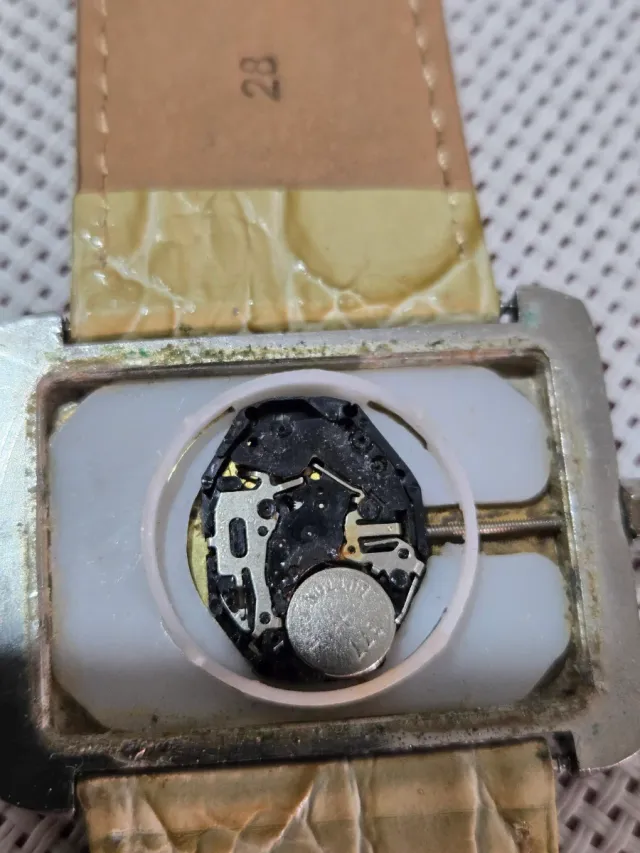 Reloj Cartier Rectangular Correa Piel