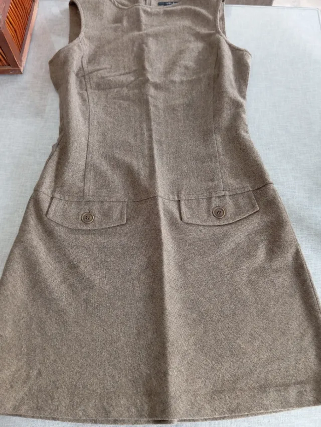 Vestido pichi marrón