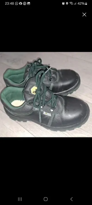 Zapatos de seguridad negros talla 38