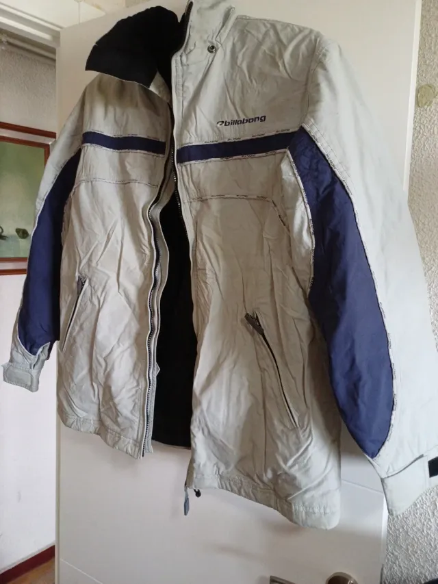 Chaqueta de nieve Billabong gris y azul