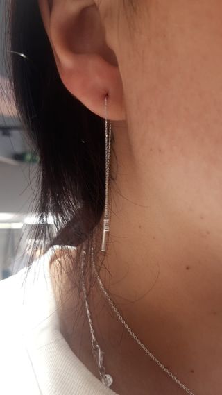 Pendientes Tous Oso Oro Blanco y Diamantes