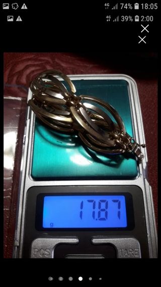 Pulsera Oro 18k Combinada Ancha Maciza. De Diseño 