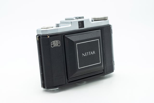 Zeiss Ikon Nettar Cámara Plegable Vintage