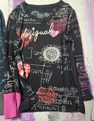 Lote 3 Jerseys Desigual Talla L + Camiseta