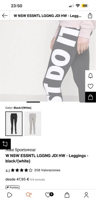 Leggings Nike Mujer Just Do It