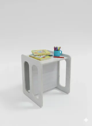 Mesa y silla pequeña infantil para niños guarderia