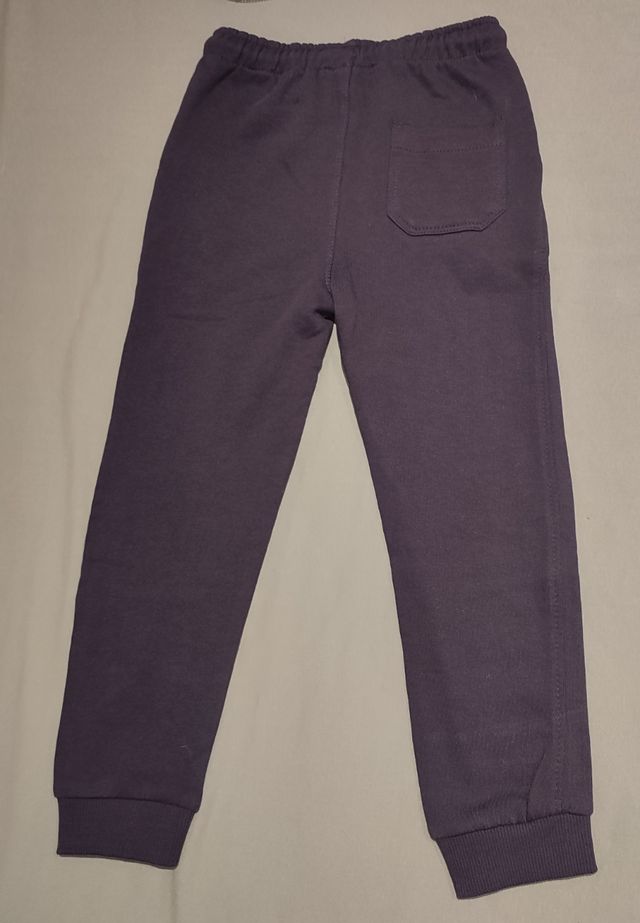 Pantalon jogger algodón talla 3-4 azul marino
