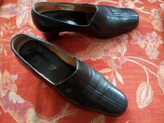 Zapatos doble ancho negros talla 38