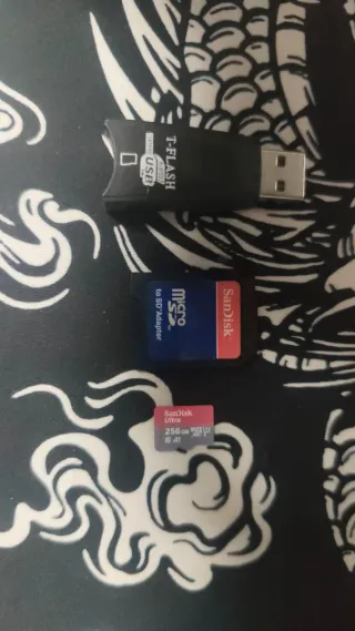 Memoria 256GB SanDisk + Adaptador USB