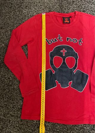 Maglia rossa but not 12/13 anni stampa teschio