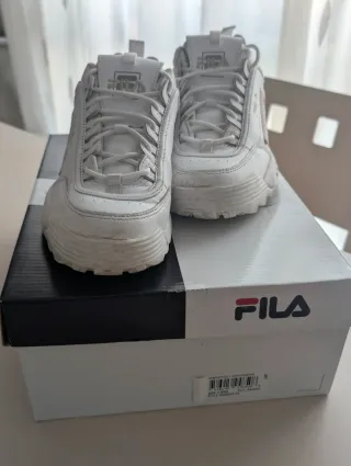 Zapatillas Fila Disruptor Mujer Blancas