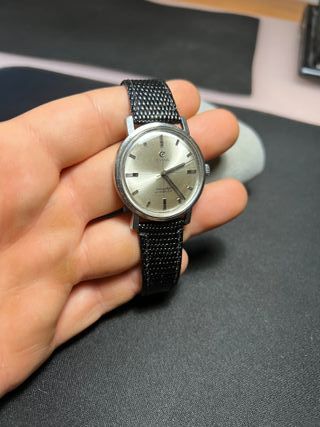 Reloj Cyma Navystar Plata y Negro