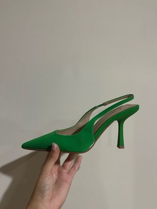 Tacones Verdes Talla 39