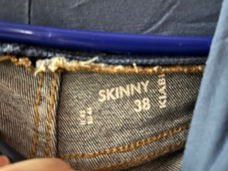 2 pantalones tejanos premamá azul