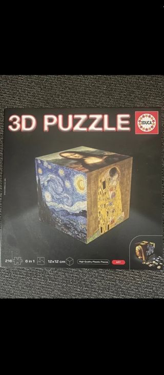 Puzzle 3D Educa Cubo de Arte Rompecabezas 