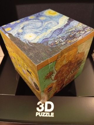 Puzzle 3D Educa Cubo de Arte Rompecabezas 