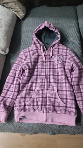 Chaqueta Converse Rosa Cuadros