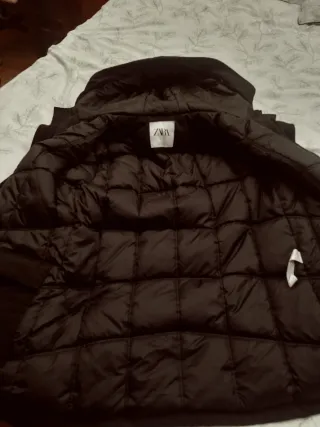 Parka Zara Hombre Negra