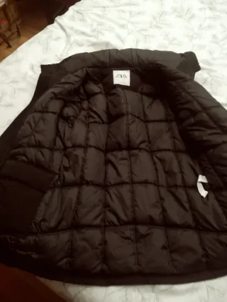 Parka Zara Hombre Negra