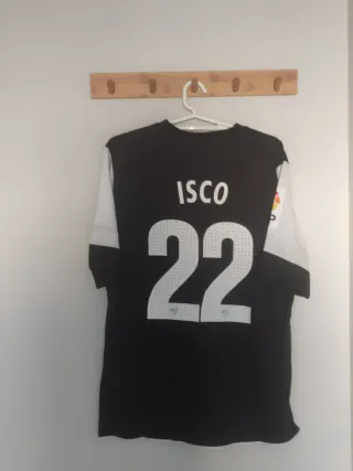 Camiseta Retro Málaga UNESCO. Isco 22. Talla XL