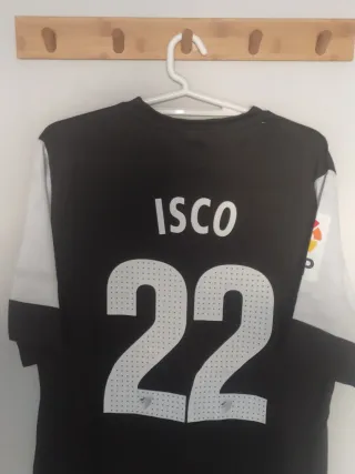 Camiseta Retro Málaga UNESCO. Isco 22. Talla XL