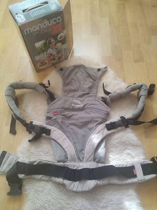 Mochila Portabebés Manduca XT Cotton Gris