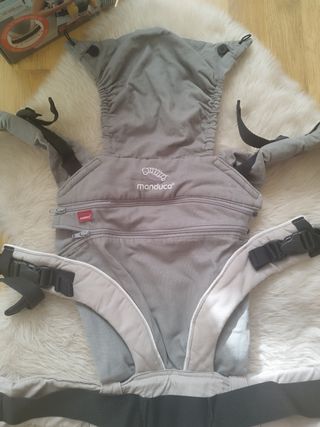 Mochila Portabebés Manduca XT Cotton Gris