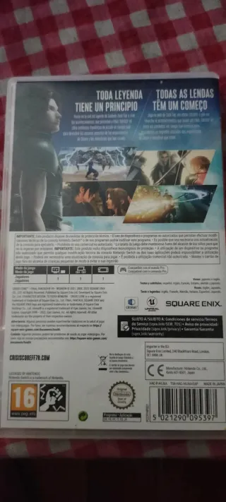 Crisis Core Final Fantasy VII Reunion Switch