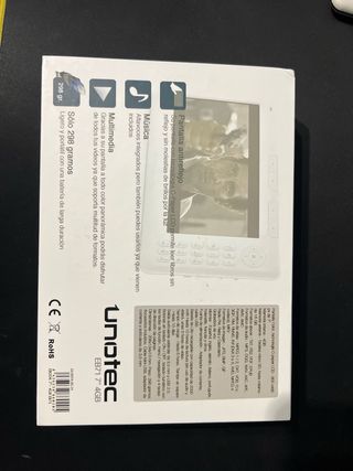 Libro electrónico Unotec EB71 7 4GB NUEVO.