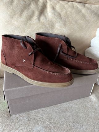 Botas de ante marrones martinelli 120€