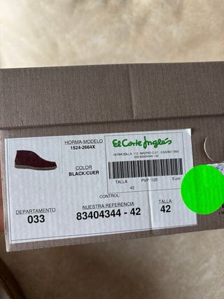 Botas de ante marrones martinelli 120€