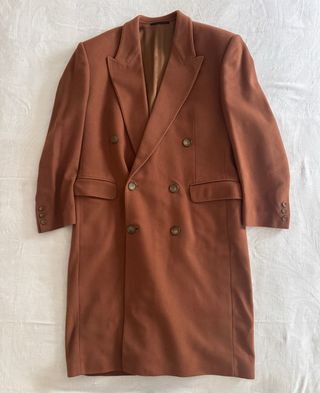 Abrigo Yves Saint Laurent  Cachemira marrón
