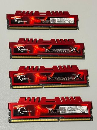 4x G.Skill Ripjaws X DDR3 1600MHz 8GB RAM