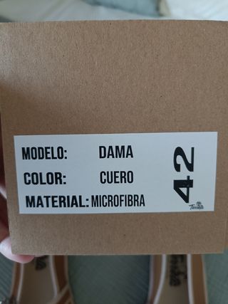 Zapatos Terreta Barefoot Mujer Talla 42