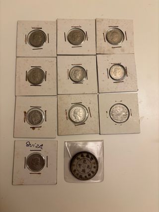 Colección antigua de monedas