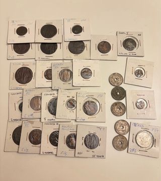 Colección antigua de monedas