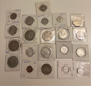 Colección antigua de monedas