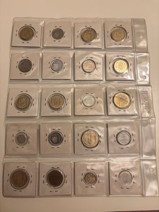 Colección antigua de monedas