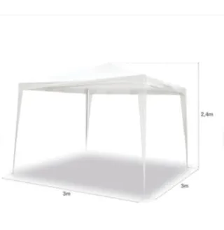 Carpa 6x3 + Carpa 3x3 Blanca, 5 paredes