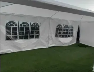 Carpa 6x3 + Carpa 3x3 Blanca, 5 paredes