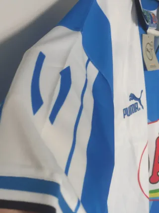Camiseta futbol RCD Espanyol retro Tamudo.Talla XL