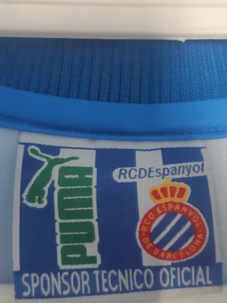 Camiseta futbol RCD Espanyol retro Tamudo.Talla XL