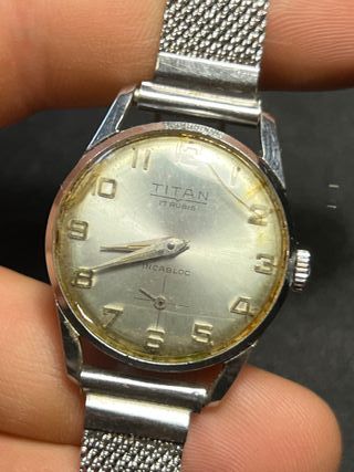 Reloj Titan 17 Rubis Incabloc Vintage