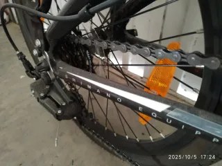 Bicicleta Plegable Aluminio Negra