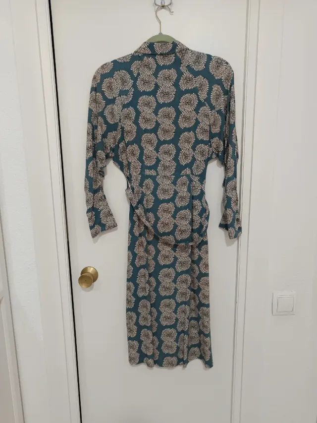 Vestido midi estampado floral