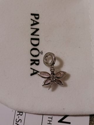 Charm Pandora auténtico Mariposa Plata Rosa nuevo 